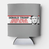 トランプはお金の額を証明し買ていない 缶クーラー (正面)