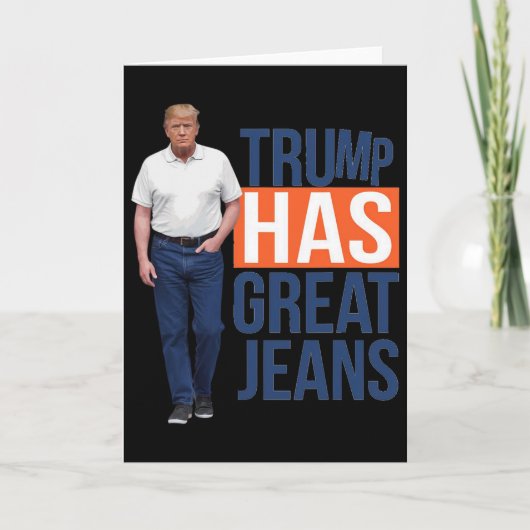 トランプはすばらしいジーンズを持っている 2 カード (正面)