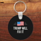 トランプはそれを修正する –  キーホルダー (正面)