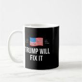 トランプはそれを修正する –  コーヒーマグカップ (左)