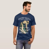 トランプはひどい女性共和党員を嫌う Tシャツ (正面フル)