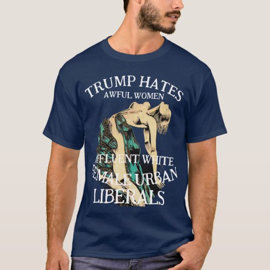 トランプはひどい女性共和党員を嫌う Tシャツ (正面)