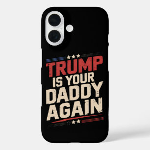 トランプはまたあなたのパパです 47代目アメリカ大統領 iPhone 16ケース
