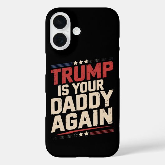 トランプはまたあなたのパパです 47代目アメリカ大統領 Case-Mate iPhoneケース (裏面)