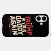 トランプはまたあなたのパパです 47代目アメリカ大統領 Case-Mate iPhoneケース (裏面 (横))