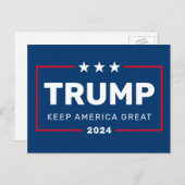 トランプはアメリカの年保を変える素晴らし ポストカード (正面/裏面)