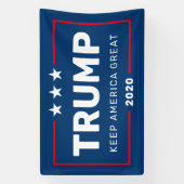 トランプはアメリカの年保を変える素晴らし 横断幕 (縦)