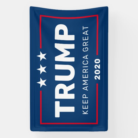 トランプはアメリカの年保を変える素晴らし 横断幕 (縦)