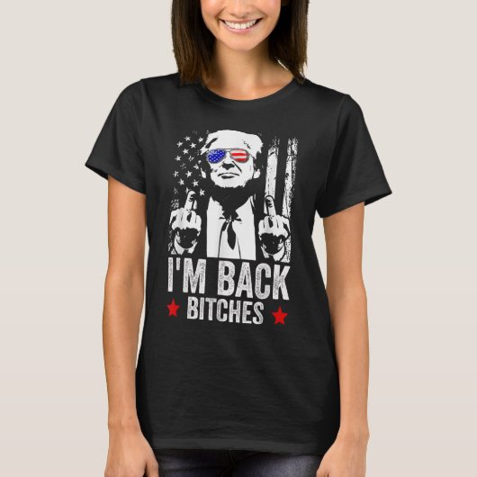 トランプはアメリカを取り戻すイムバックEs Tシャツ (正面)