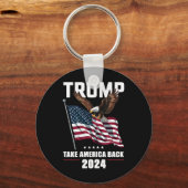 トランプはアメリカを取り戻す2024 キーホルダー (正面)