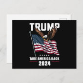 トランプはアメリカを取り戻す2024 ポストカード (正面/裏面)