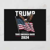トランプはアメリカを取り戻す2024 ポストカード (正面)