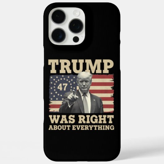 トランプはアメリカ全てについて正しかった Case-Mate iPhoneケース (裏面)