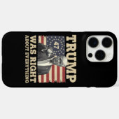 トランプはアメリカ全てについて正しかった Case-Mate iPhoneケース (裏面 (横))
