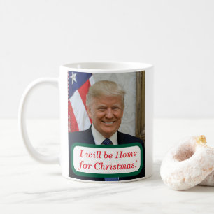 トランプはクリスマスの故郷になる コーヒーマグカップ