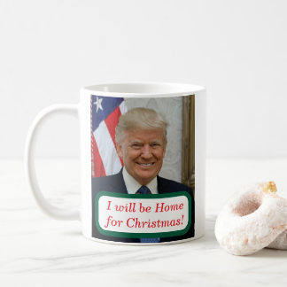 トランプはクリスマスの故郷になる コーヒーマグカップ