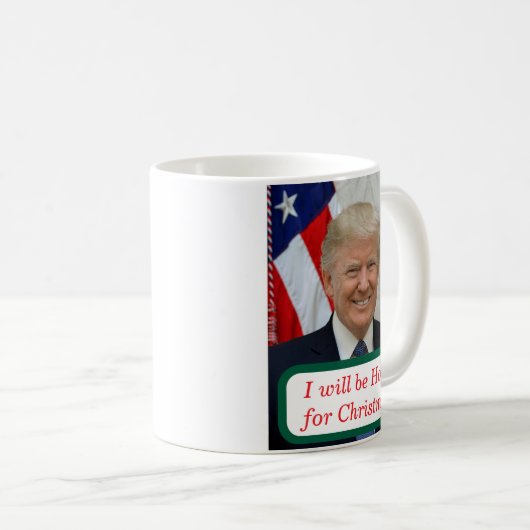 トランプはクリスマスの故郷になる コーヒーマグカップ (正面右)