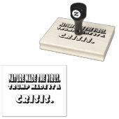 トランプはコロナウイルスを危機的な白文字にした ラバースタンプ (押印)