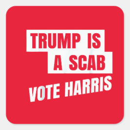 トランプはスカブトランプのスカブだ スクエアシール