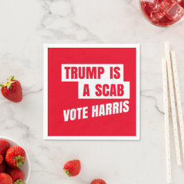 トランプはスカブトランプのスカブだ スタンダードカクテルナプキン