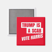 トランプはスカブトランプのスカブだ マグネット (正面/裏面)