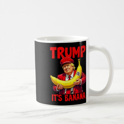 トランプはナナおもしろいミーム コーヒーマグカップ (右)