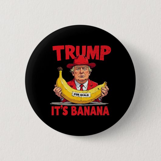 トランプはナナ（スケール用）おもしろいミーム1 缶バッジ (正面)