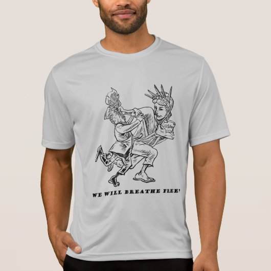 トランプはハイスマンTシャツを取得する(文字付き) Tシャツ (正面)