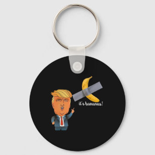 トランプはバナナ(スケール)のスターシップおもしろいトランプ キーホルダー