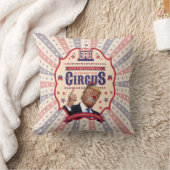 トランプはピエロである – ヴィンテージサーカスのポスター クッション (ブランケット)