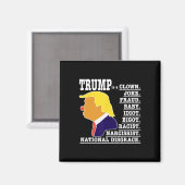 トランプはピエロです マグネット (正面/裏面)