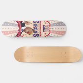 トランプはピエロ-ヴィンテージサーカスポスター スケートボード (横)