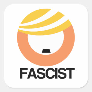 トランプはファシストだ スクエアシール