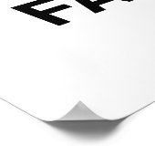 トランプはファシストだ ポスター (角)