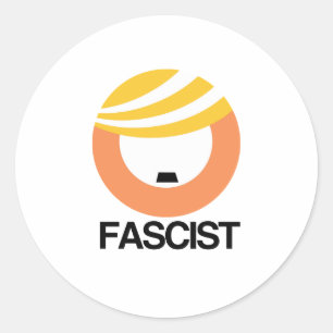 トランプはファシストだ ラウンドシール