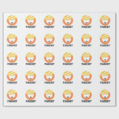 トランプはファシストだ ラッピングペーパー (フラット)