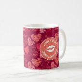 トランプはプーチンを愛してる! コーヒーマグカップ (正面右)