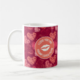 トランプはプーチンを愛してる！ コーヒーマグカップ