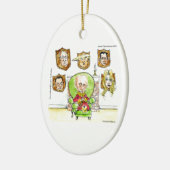 トランプはリッツギフトの上にプーチンである セラミックオーナメント (左)