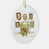 トランプはリッツギフトの上にプーチンである セラミックオーナメント (右)