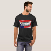 トランプは何でも間違っていた – アメリカ国旗 Tシャツ (正面フル)