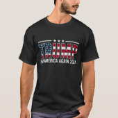 トランプは再びアメリカの選挙Tシャツを修正 Tシャツ (正面)