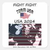 トランプは再びアメリカ素晴らしを作る！共和党パーティー スクエアシール (正面)