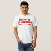 トランプは危険な2016 Tシャツ (正面フル)