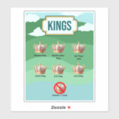 トランプは国王ではない シール (シート)