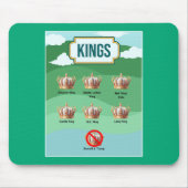 トランプは国王ではない マウスパッド (正面)