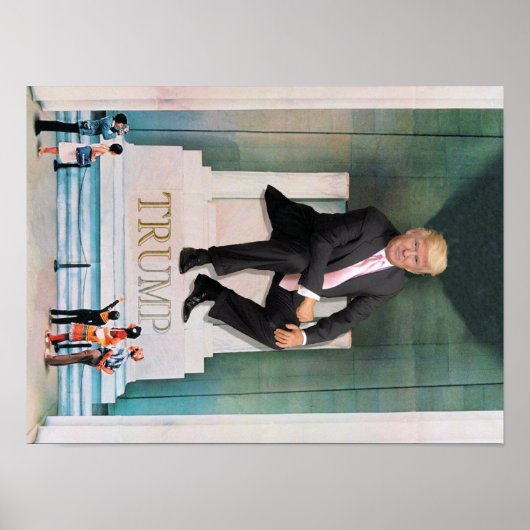 トランプは大統領だ ポスター (正面)