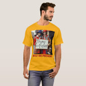 トランプは大統領を逮捕する重罪だ Tシャツ (正面フル)