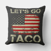 トランプは常に臆病者 タコに行こう クッション (正面)