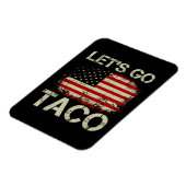 トランプは常に臆病者 タコに行こう マグネット (左側)